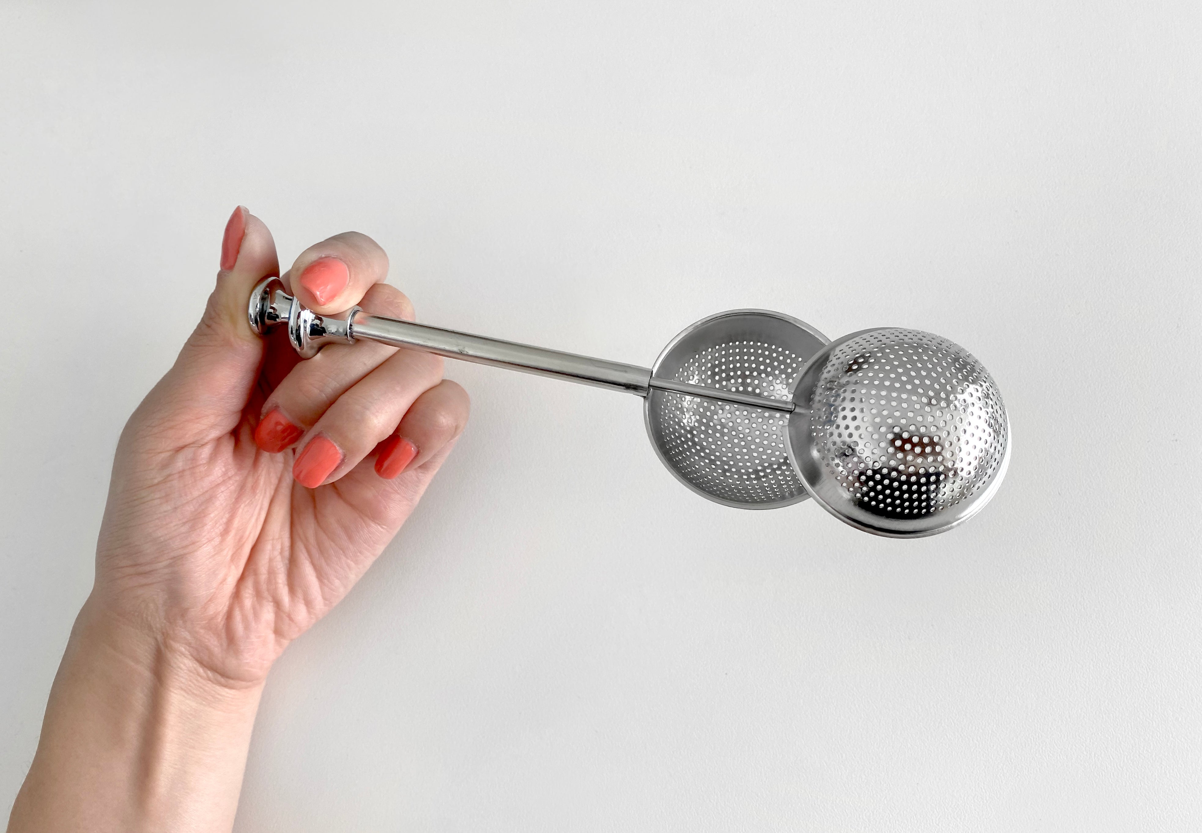 Fresco Stainless Steel Tea Ball Infuser – Loose Leaf Tea Steeper With Fine Mesh
