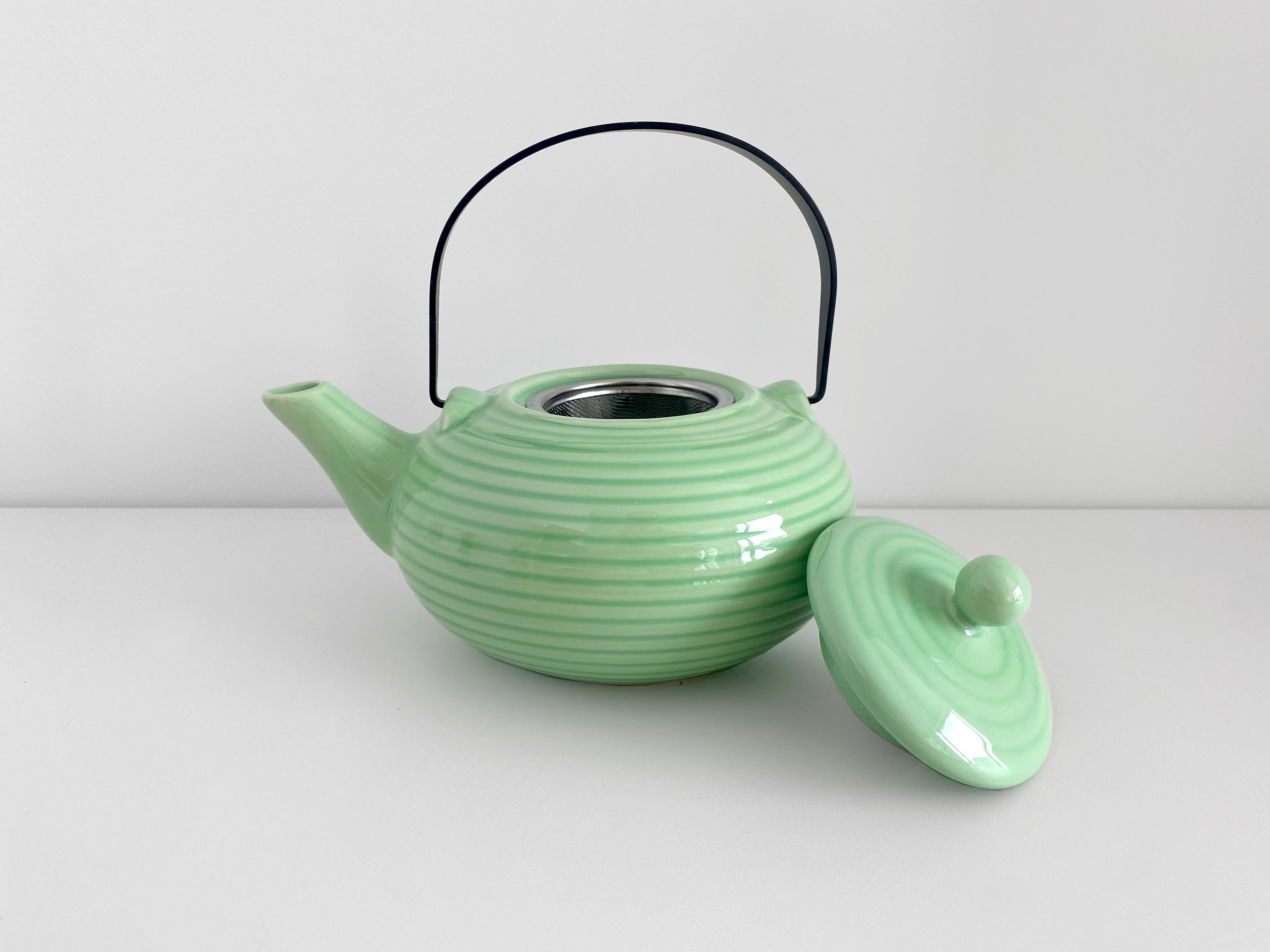 Jade Green XL Teapot Tea Set